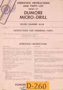 Dumore-Dumore Series 24, Auto Drill Unit, Operations Service Manual Year (1973)-Series 24-04
